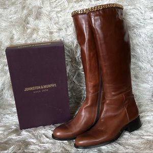 Brown leather boots - Johnston & Murphy